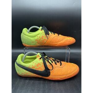 Nike Elastico II Indoor Soccer Futbal Shoes Mens Size 10.5 Orange Yellow